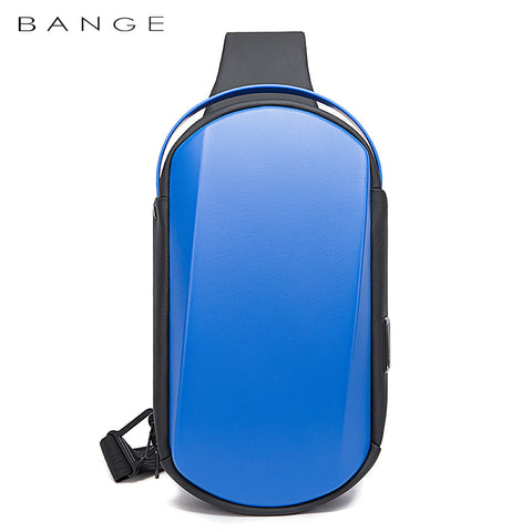 Red Lemon BANGE Waterproof TPU Unisex Travel Crossbody Sling Bag Chest Pack with USB charging