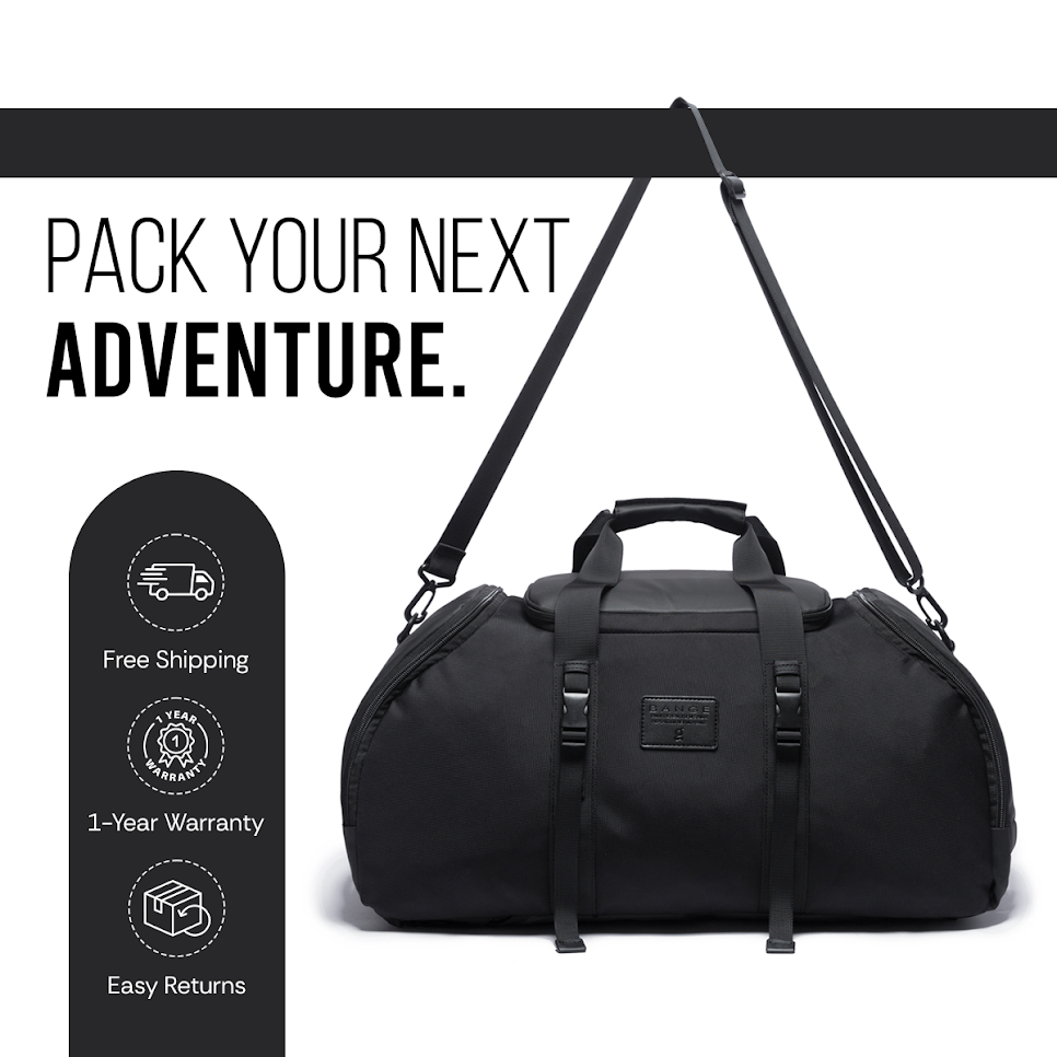 TRAVEL CORE DUFFEL BAG - BLACK