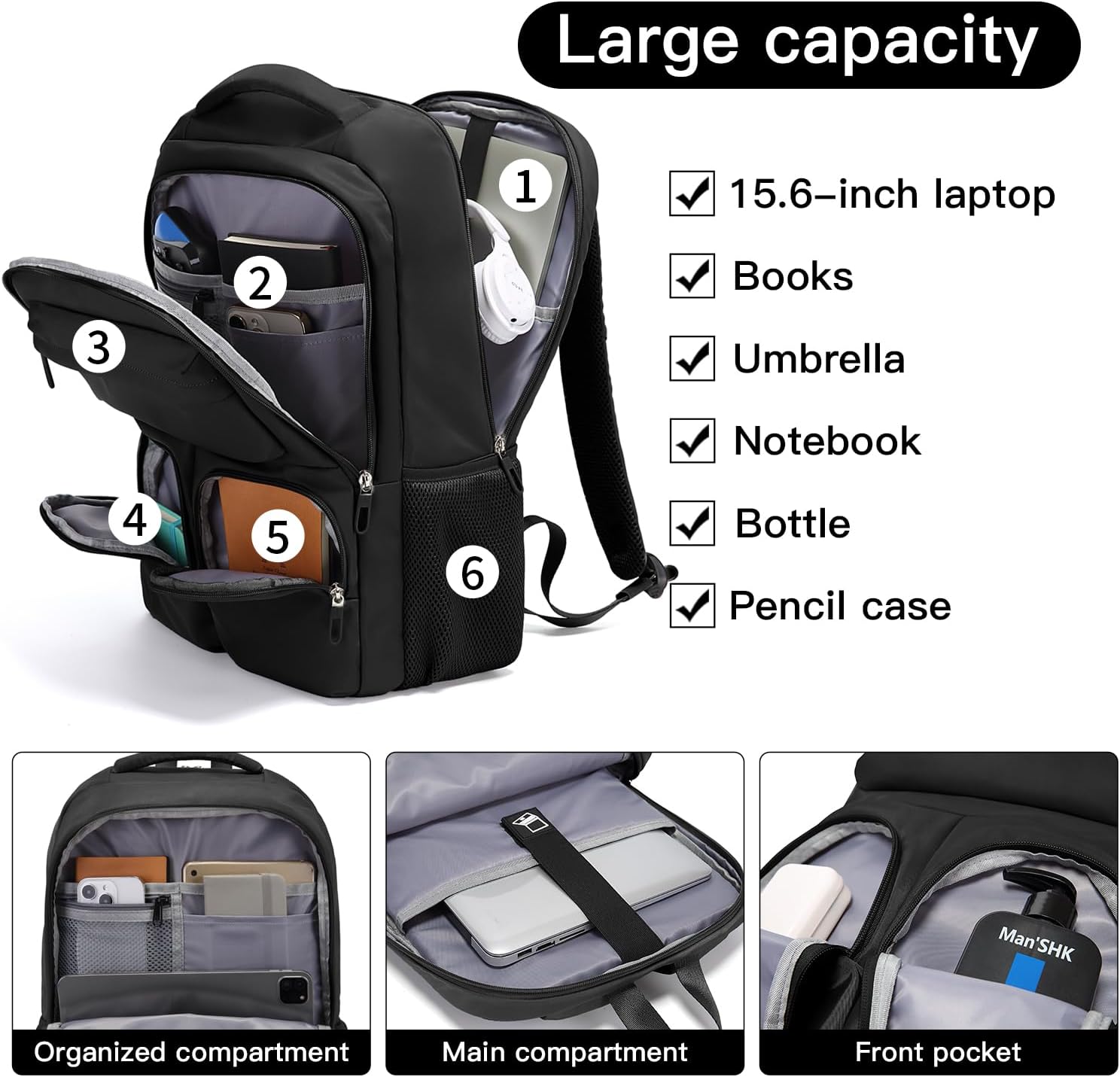 DIGITAL PACK BACKPACK BLACK - 20L