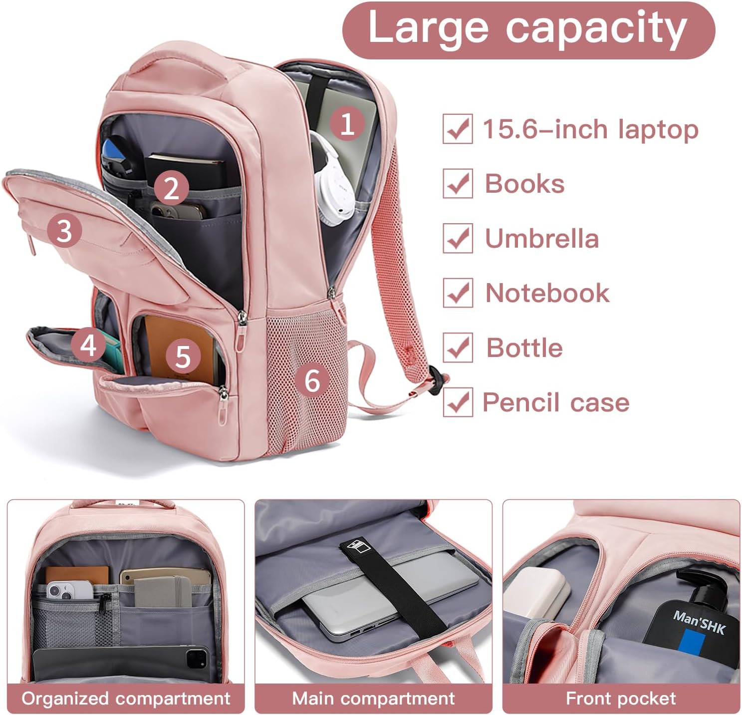 DIGITAL PACK BACKPACK - PINK - 20L