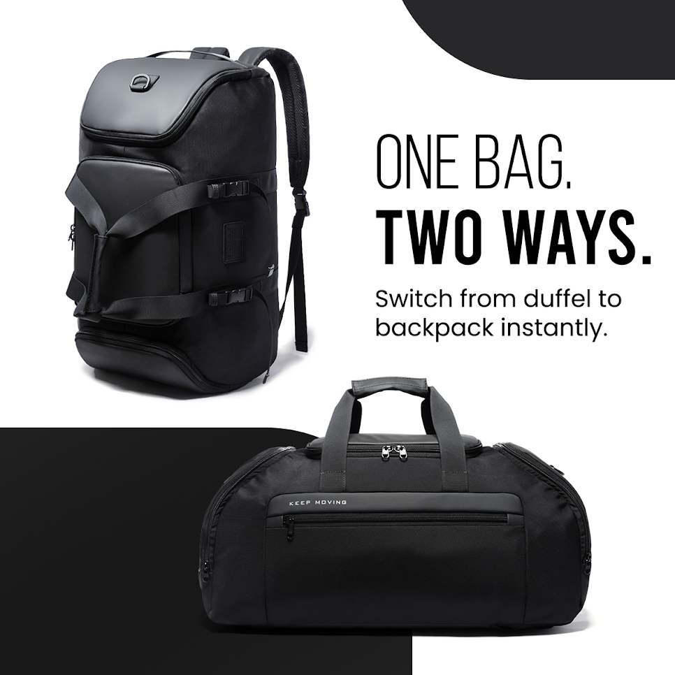 TRAVEL CORE DUFFEL BAG - BLACK
