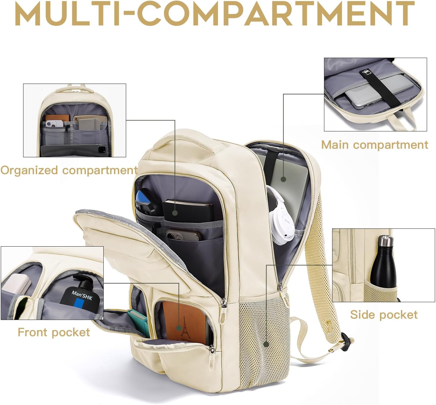 DIGITAL PACK BACKPACK BEIGE - 20L