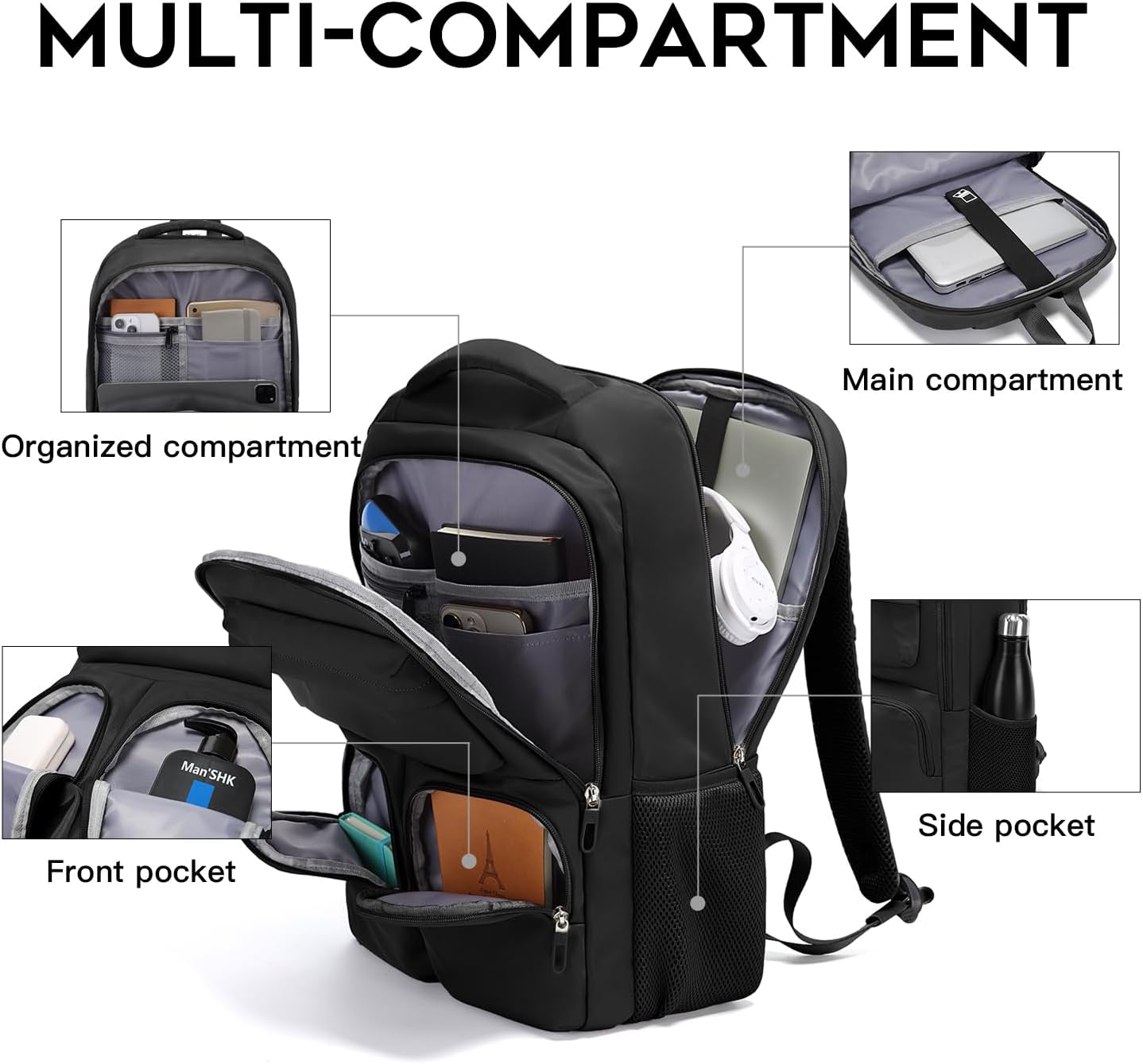DIGITAL PACK BACKPACK BLACK - 20L