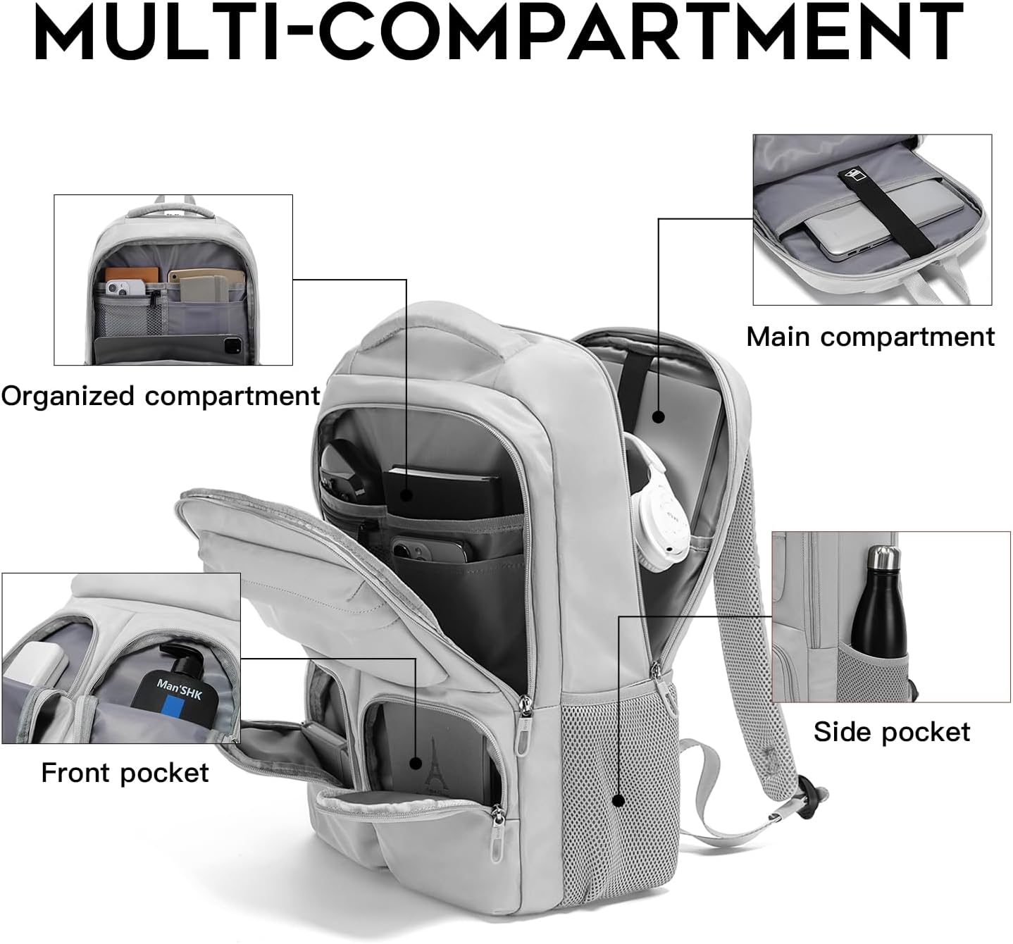 DIGITAL PACK BACKPACK GREY - 20L