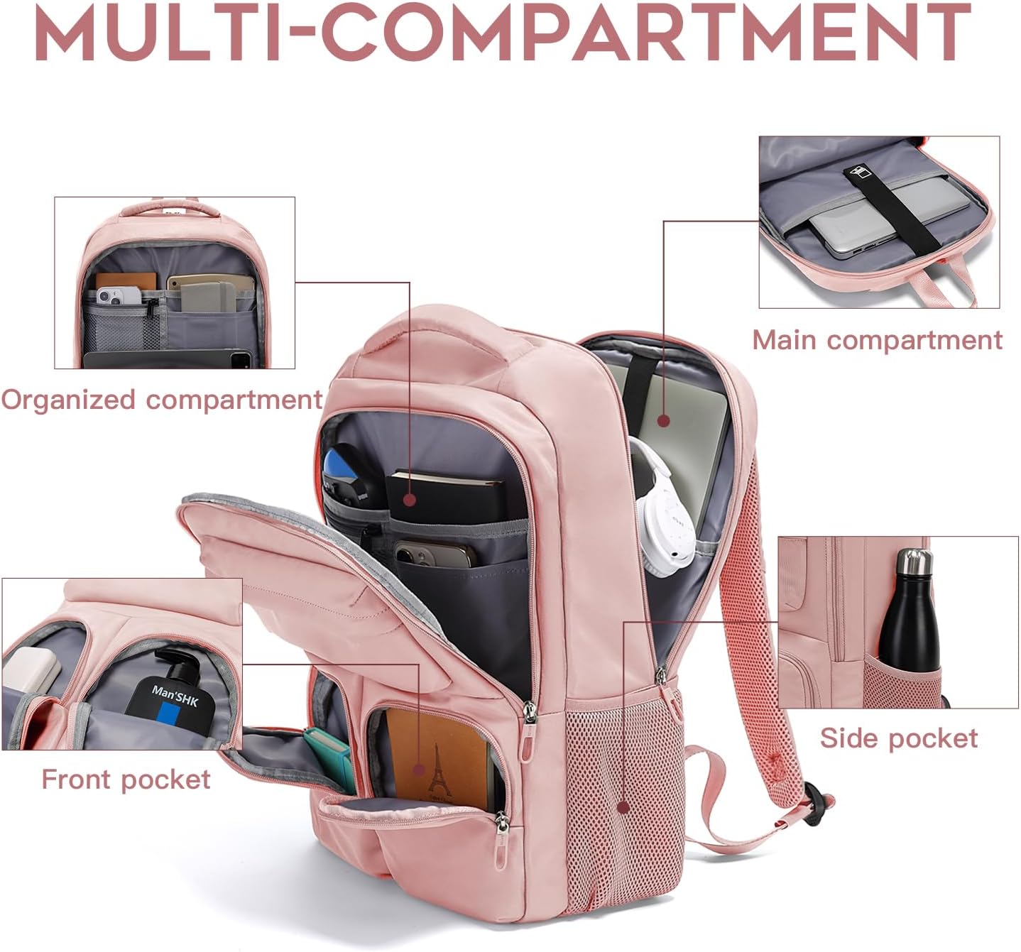 DIGITAL PACK BACKPACK - PINK - 20L