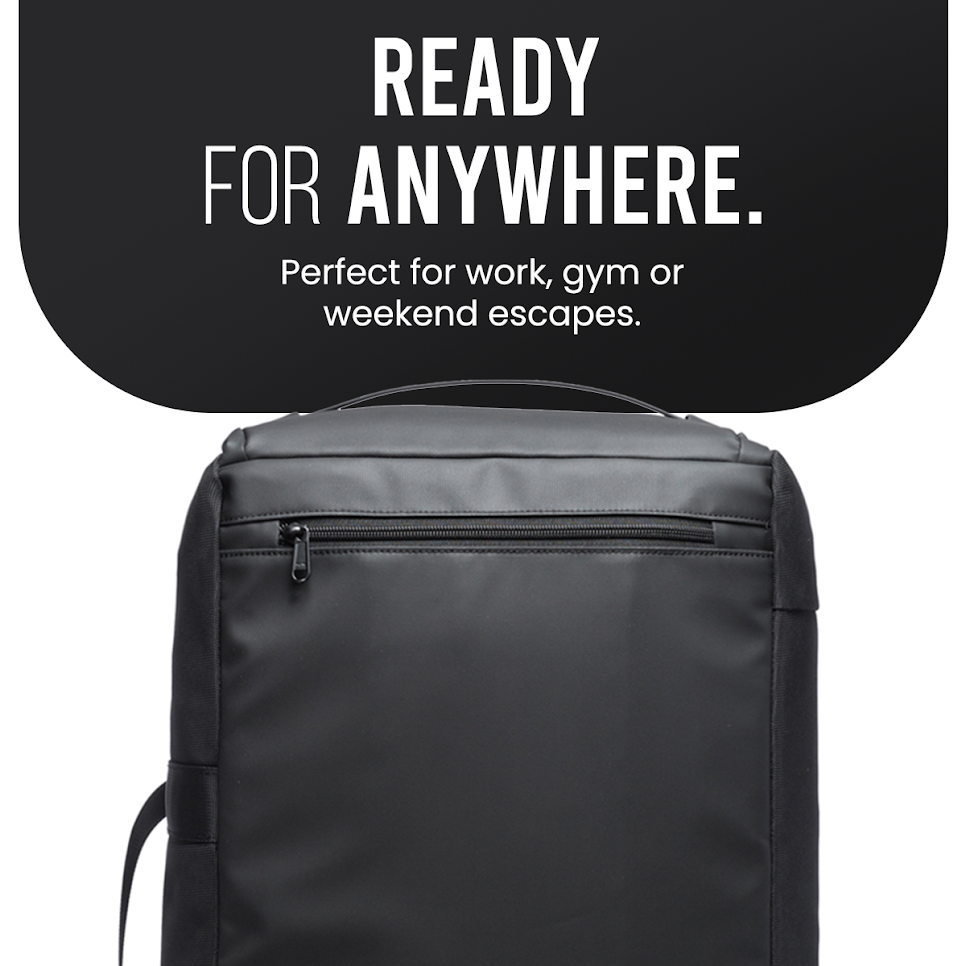 TRAVEL CORE DUFFEL BAG - BLACK