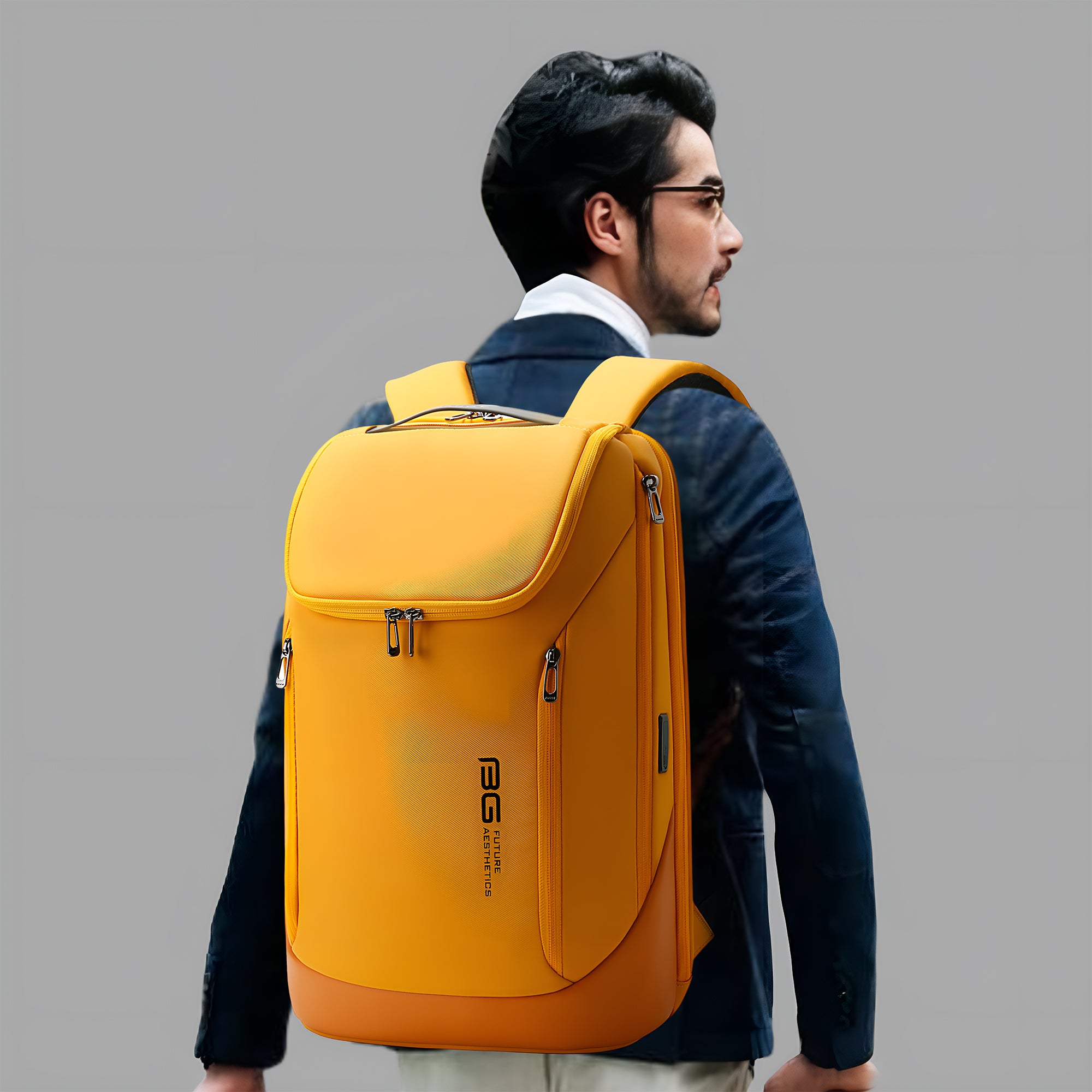 CAPTAIN BUSINESS BACKPACK - SPORTY YELLOW - 30L