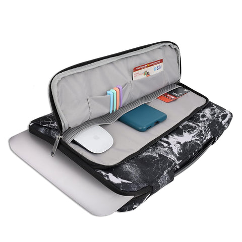 Red Lemon MC Sleeves Waterproof Oxford Exterior with Soft Velvety Interior 360° Protective Sleeve Bag Pouch Carry Case for 13.3" 13" inch Laptops, MacBook