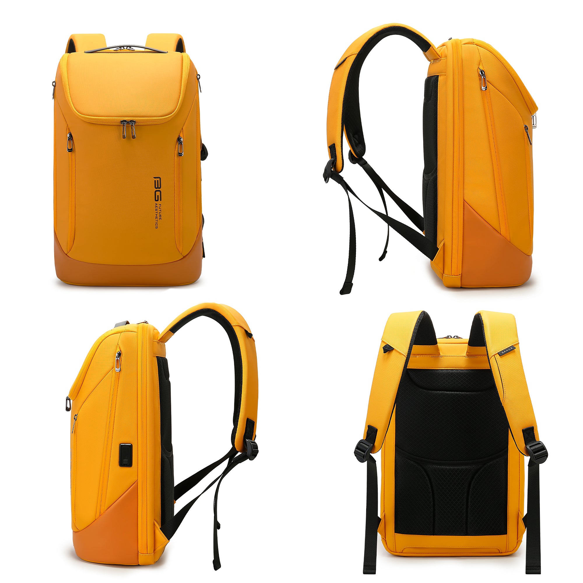 CAPTAIN BUSINESS BACKPACK - SPORTY YELLOW - 30L