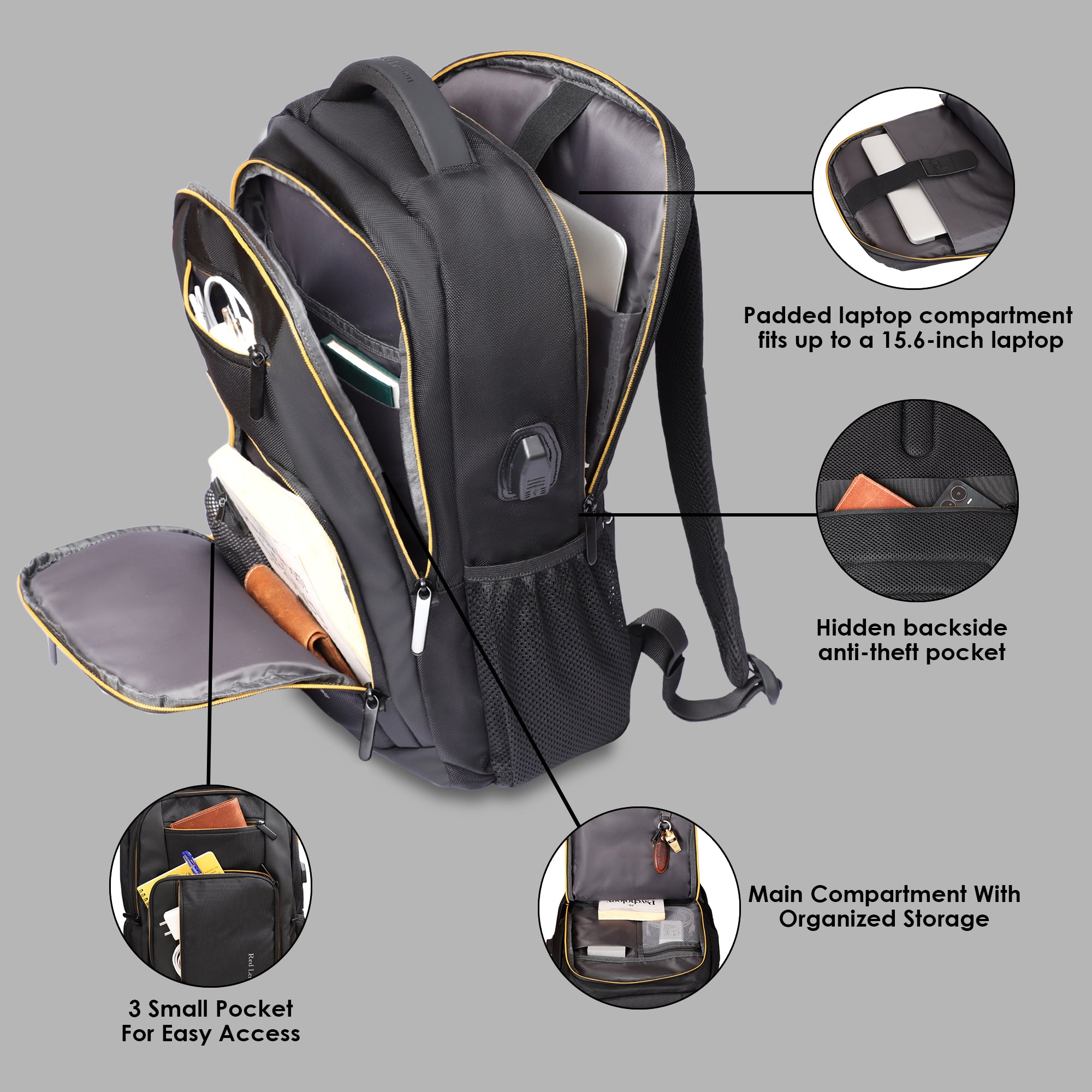 SWISS LOOK LIMITED EDITION BACKPACK - BLACK - 26L