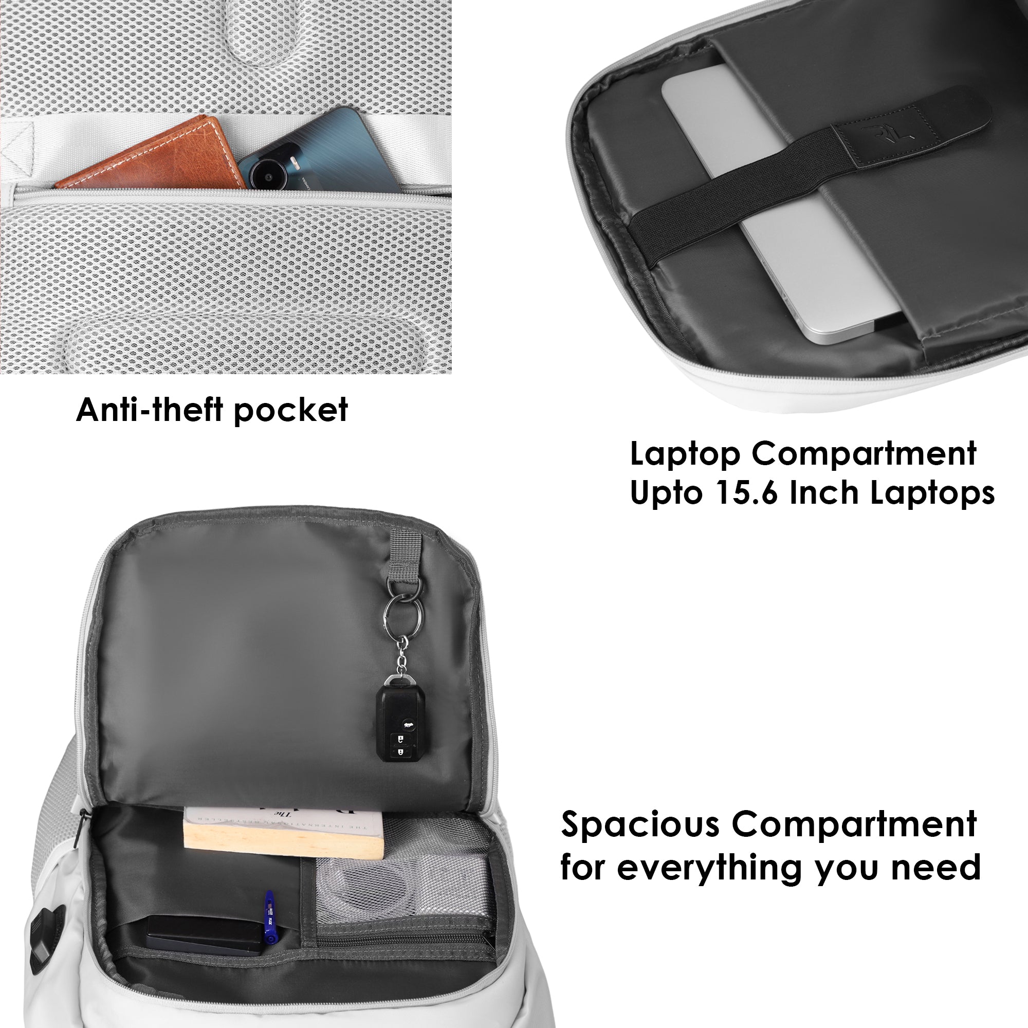 SWISS PACK BACKPACK MOONSTONE GREY - 26L