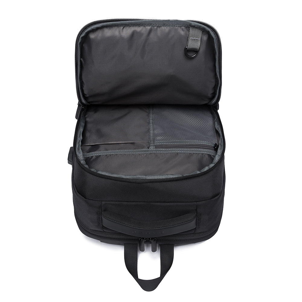 SWISS CUT DESIGN BACKPACK - BLACK - 26L