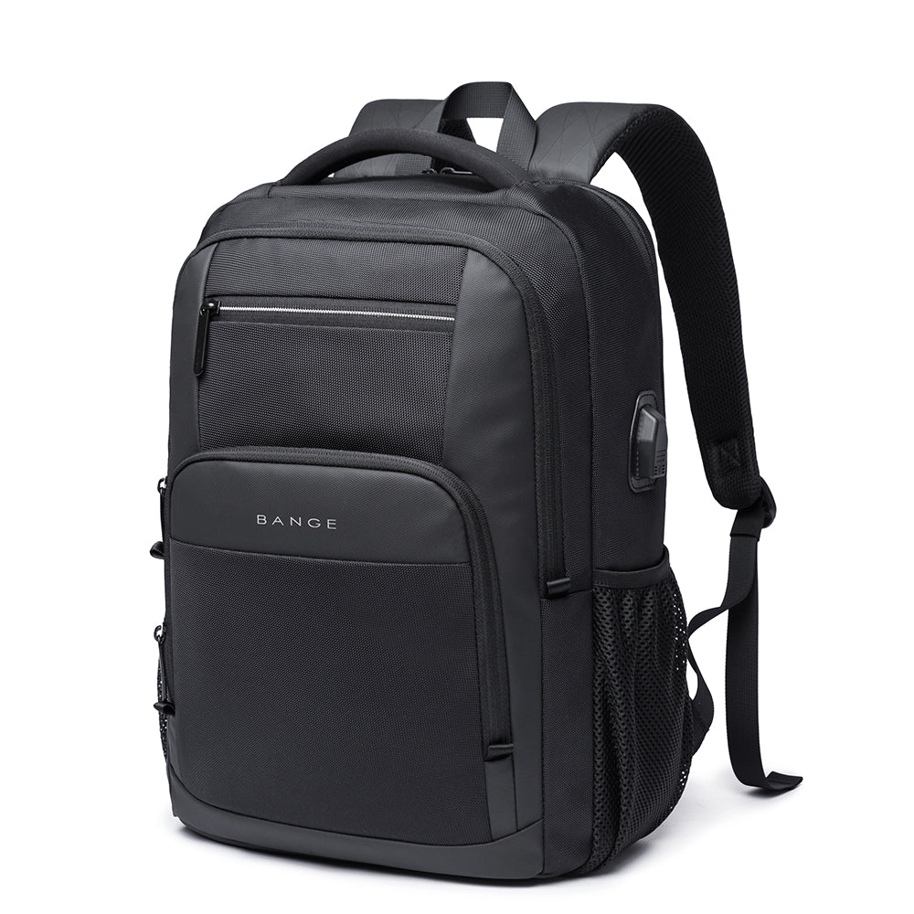 SWISS CUT DESIGN BACKPACK - BLACK - 26L