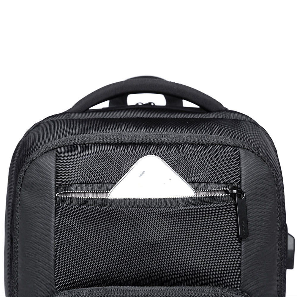 SWISS CUT DESIGN BACKPACK - BLACK - 26L