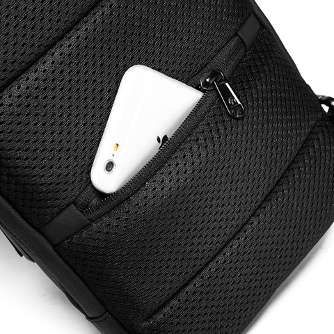 Red Lemon BANGE Unisex Travel Crossbody Sling Bag Chest Pack with USB charging
