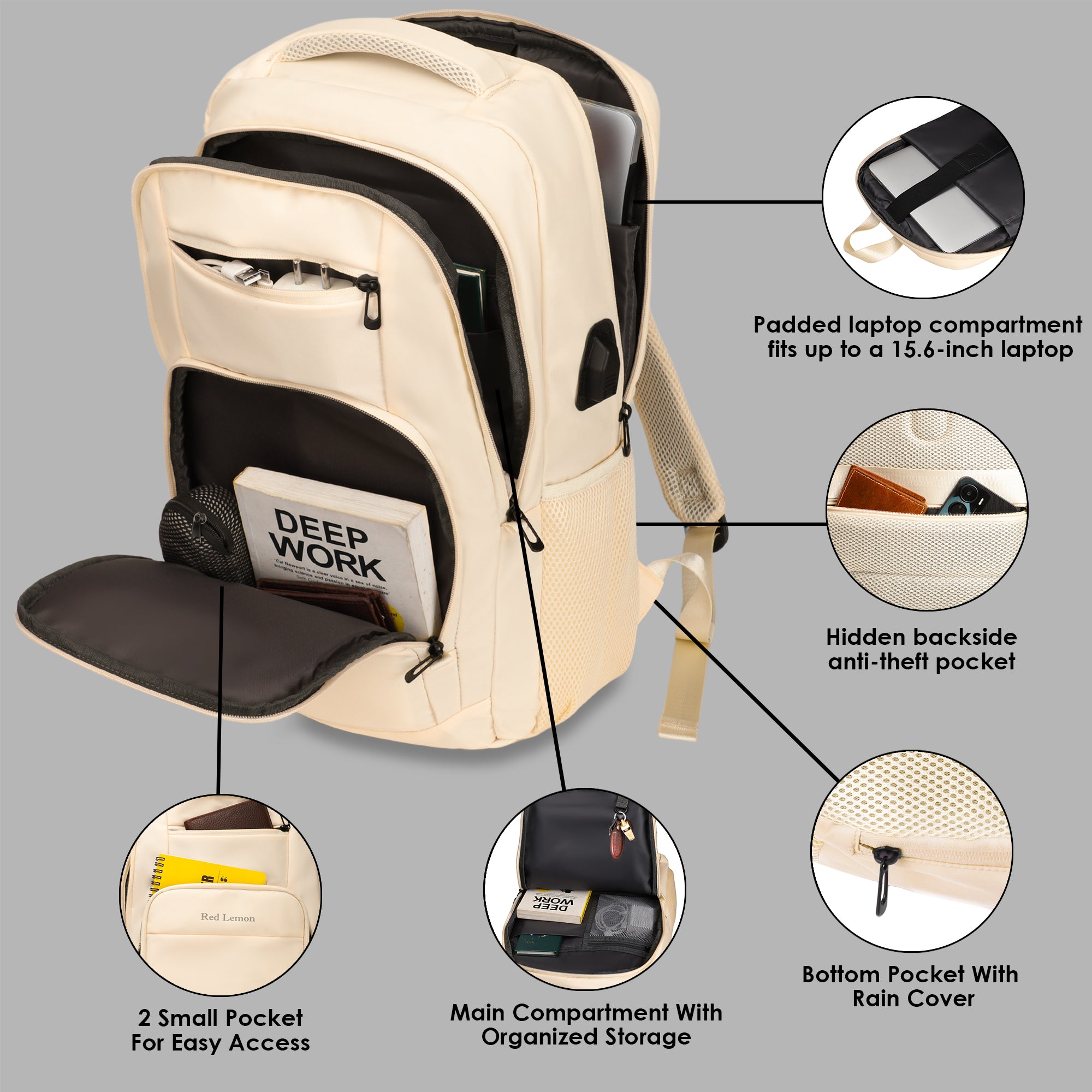 SWISS PACK BACKPACK DESERT SAND - 26L