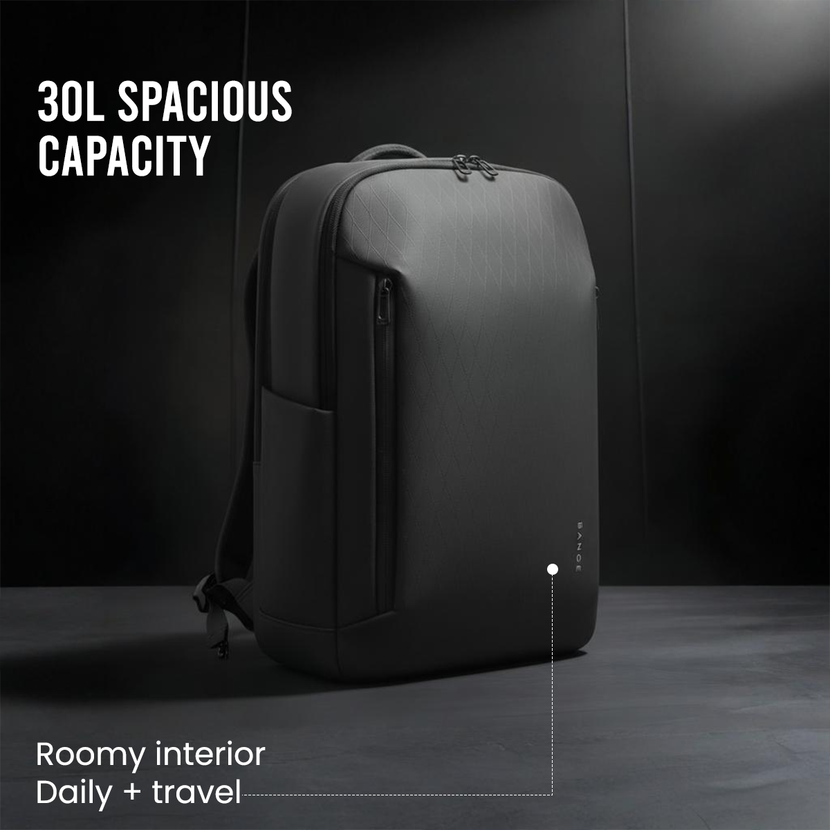 VENTURE BACKPACK - BLACK - 30L