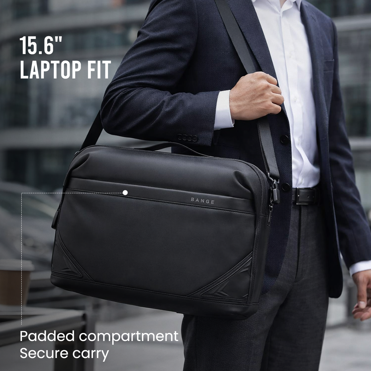 BRIEFCASE - 15.6" - BLACK