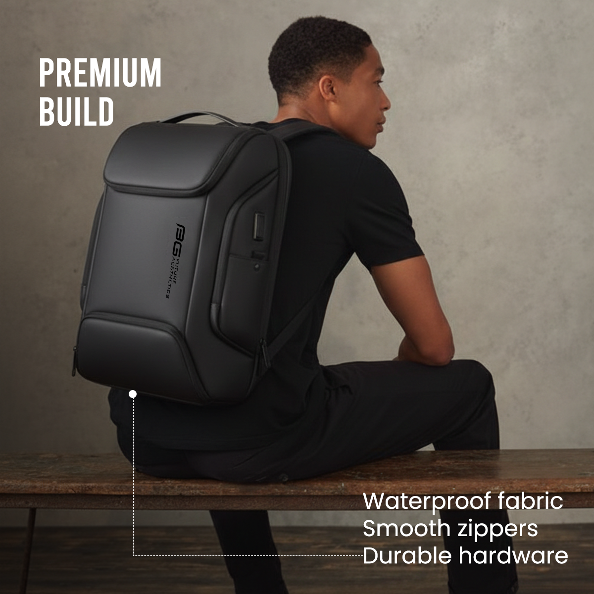 PANTHER BACKPACK - BLACK - 21L