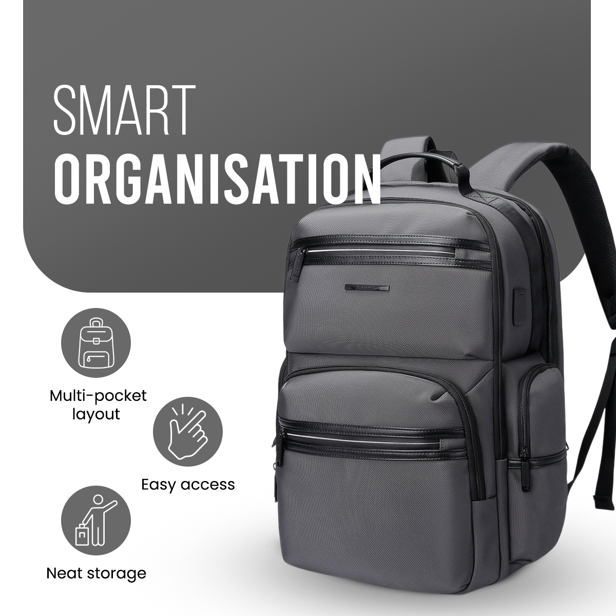 SWISS TRAVELLER - GREY - 30L