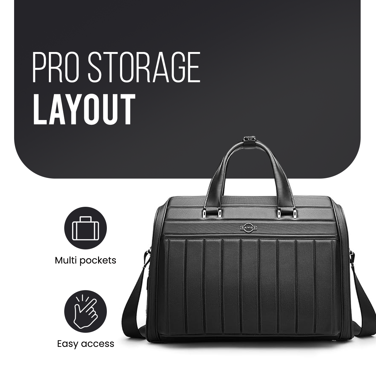 ALPHA EXECUTIVE BRIEFCASE - 15.6"- BLACK