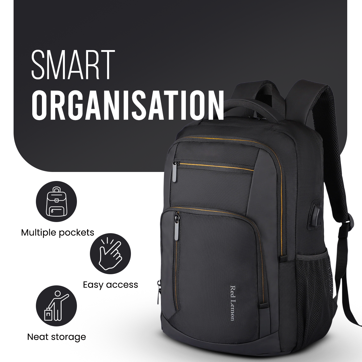 SWISS LOOK LIMITED EDITION BACKPACK - BLACK - 26L