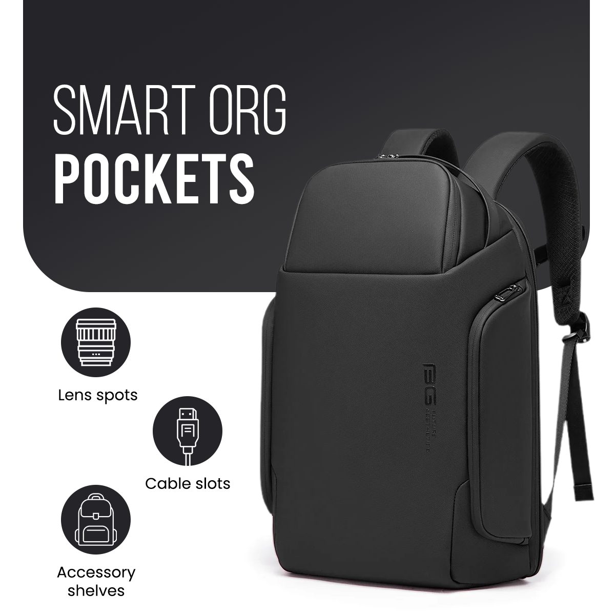 NIGHTMASK CAMERA BACKPACK - BLACK - 20L