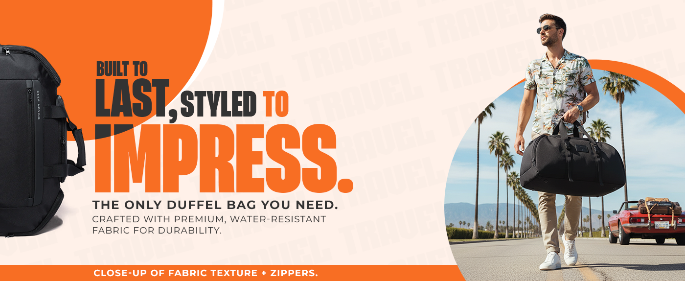 TRAVEL CORE DUFFEL BAG - BLACK