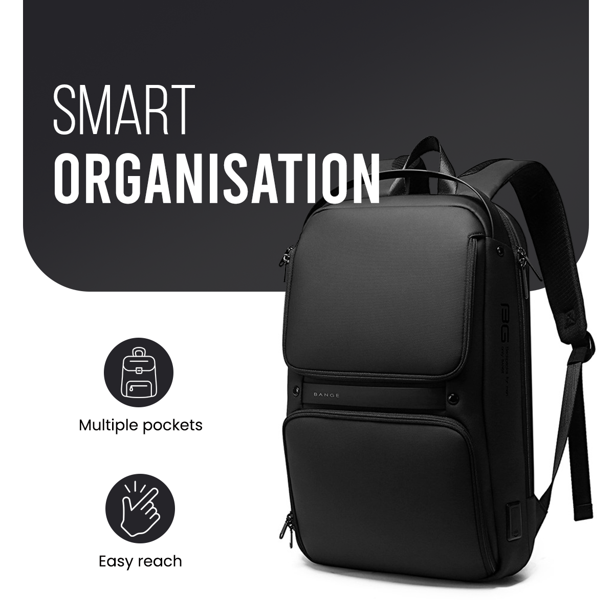 SMASHER BACKPACK - BLACK - 18L