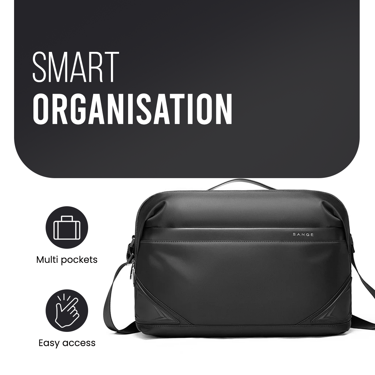 BRIEFCASE - 15.6" - BLACK