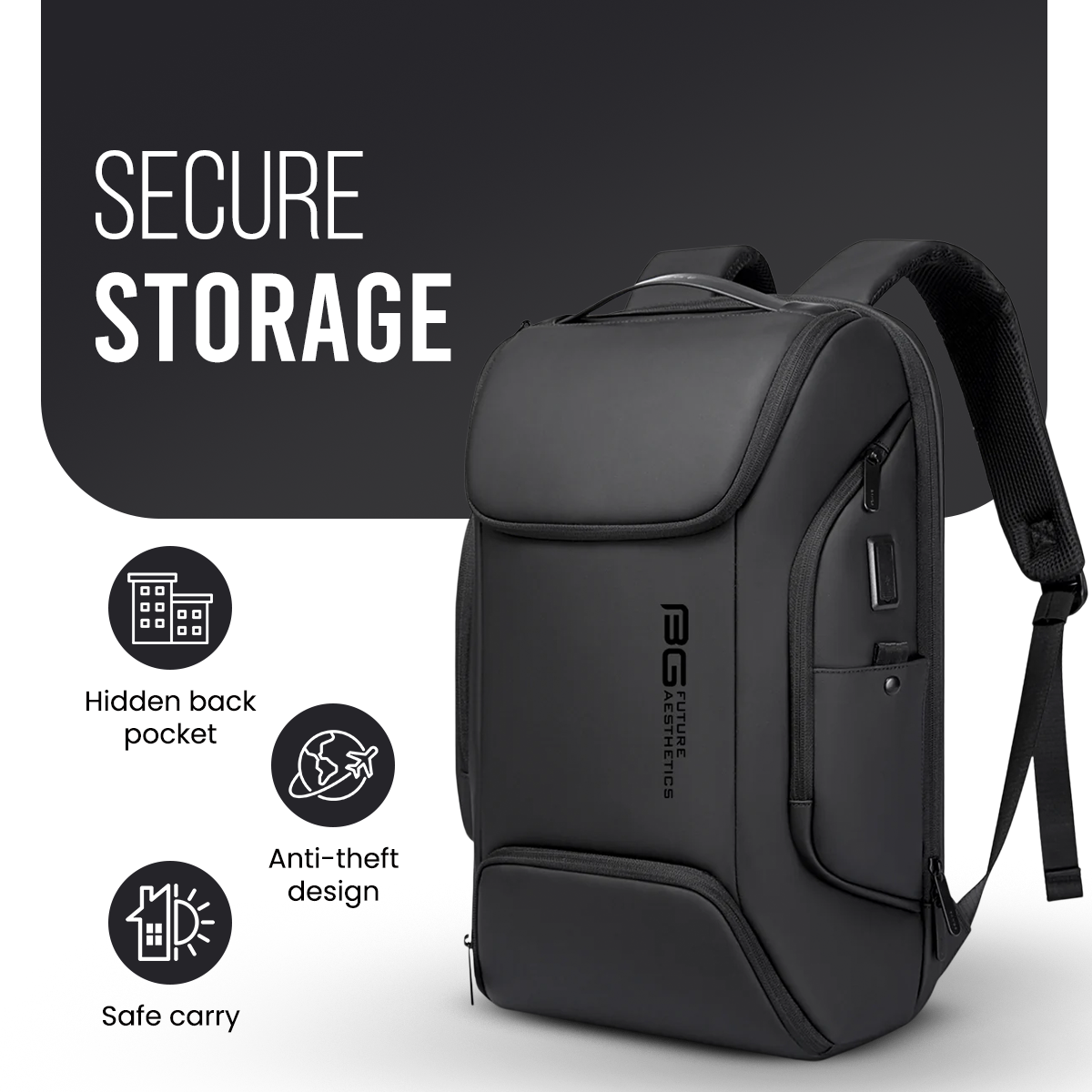 PANTHER BACKPACK - BLACK - 21L