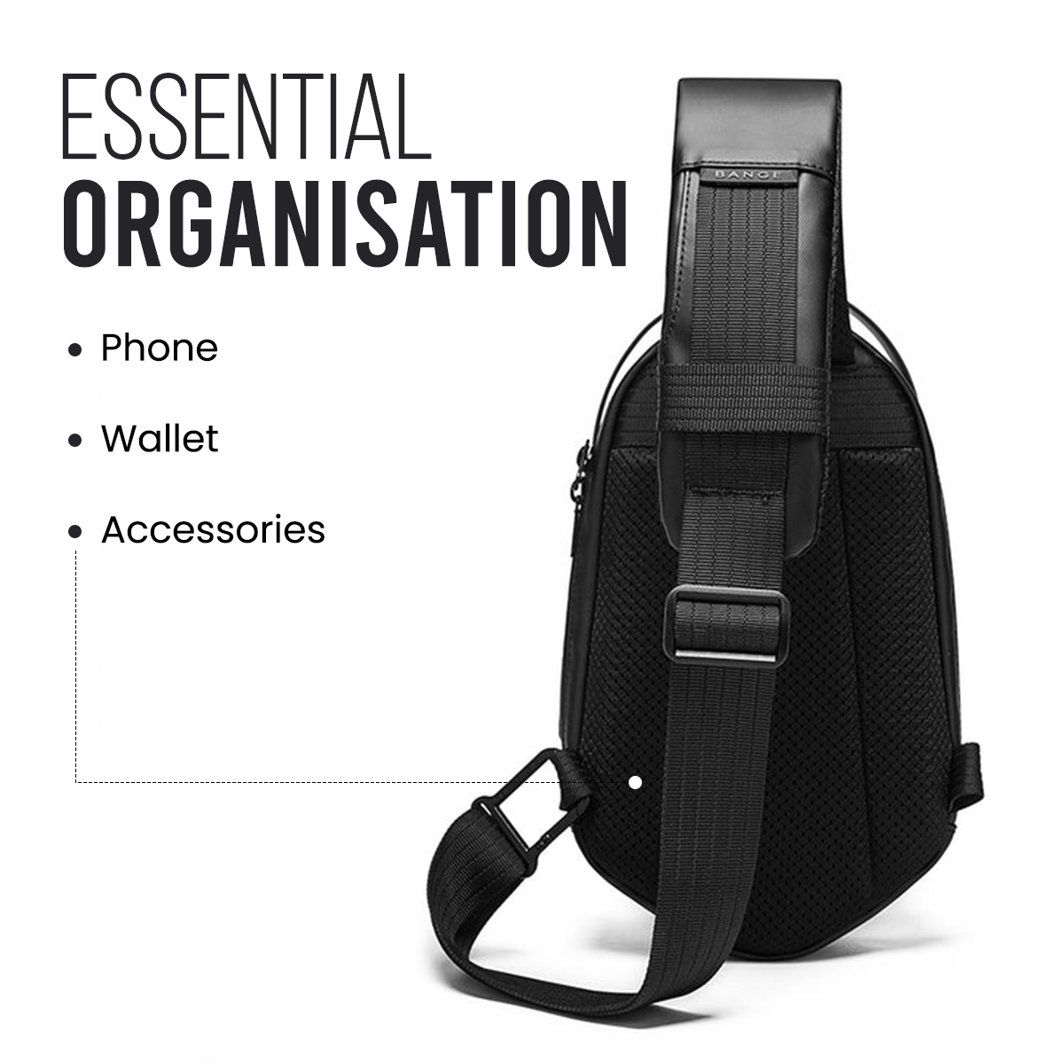 RIDGE SLING BAG - BLACK