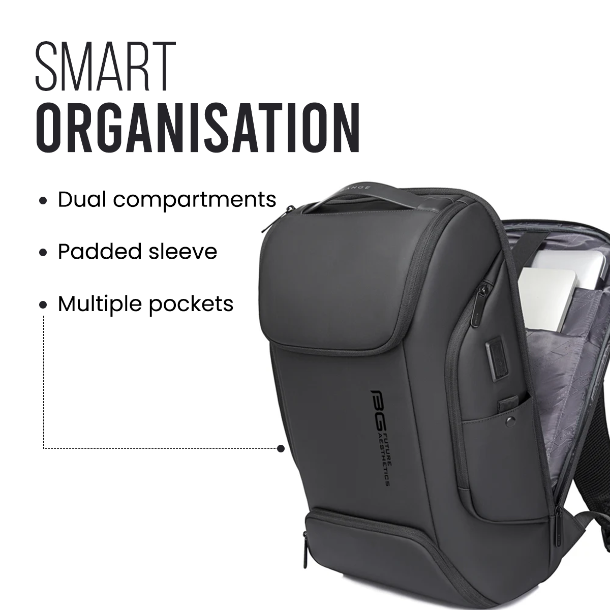 PANTHER BACKPACK - BLACK - 21L