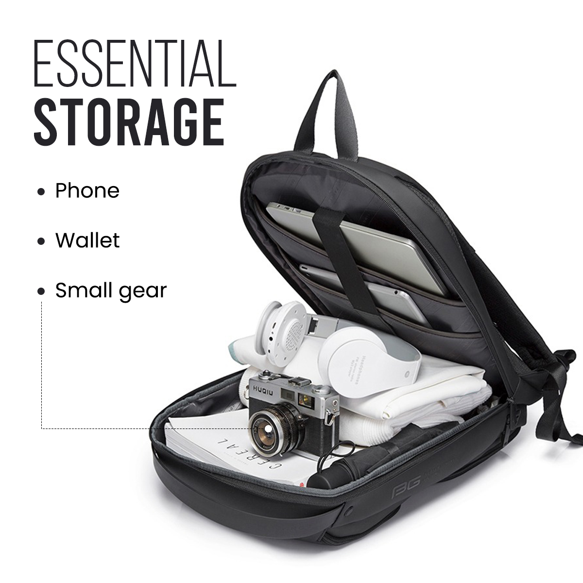 SMASHER BACKPACK - BLACK - 18L