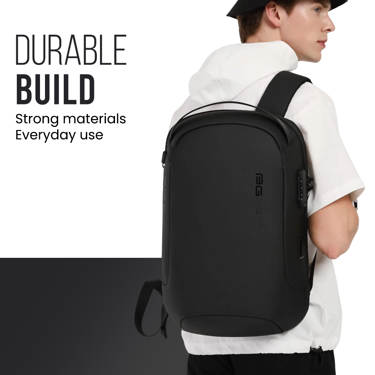 SWISS ALPINE BACKPACK - BLACK - 30L
