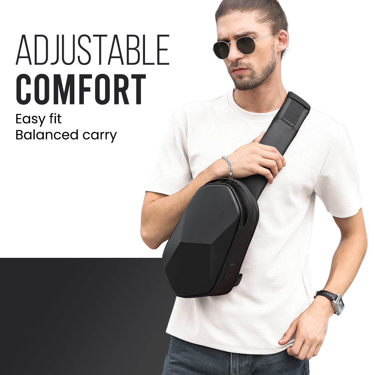 RIDGE SLING BAG - BLACK