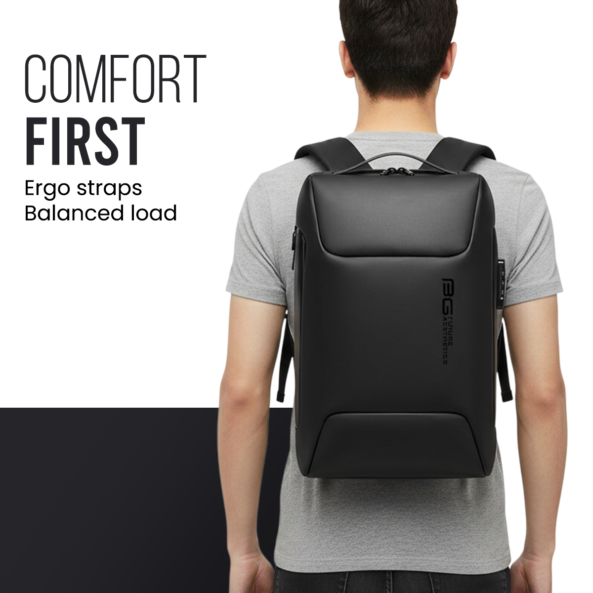 HAWKEYE BACKPACK - BLACK - 20L