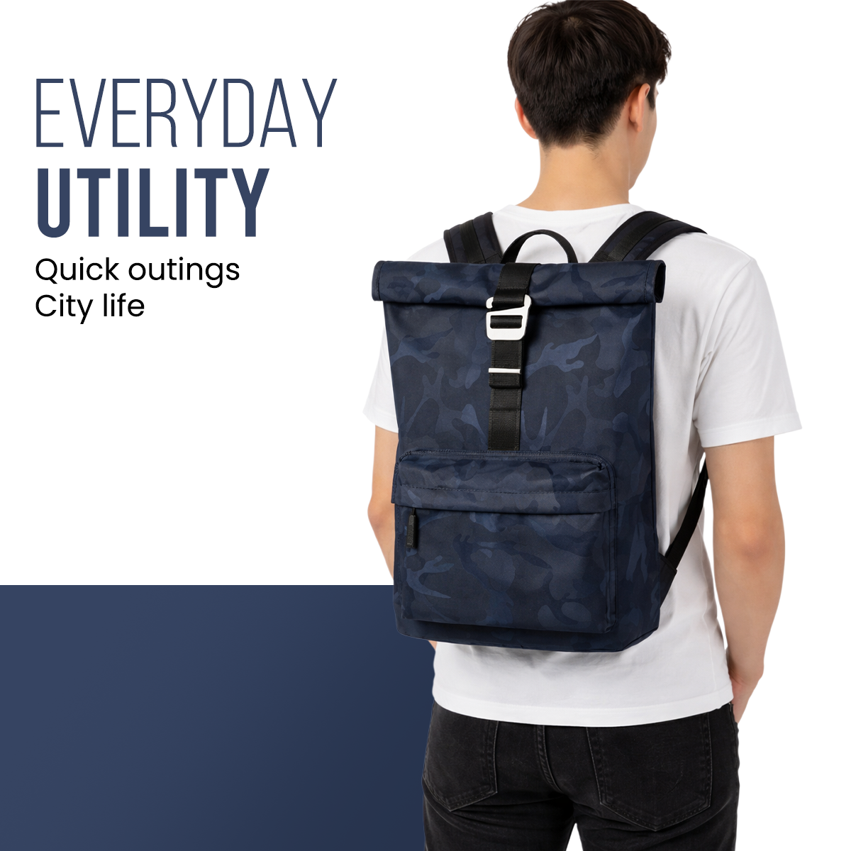 KAKA WIWU VIGOR BACKPACK - BLUE - 21L
