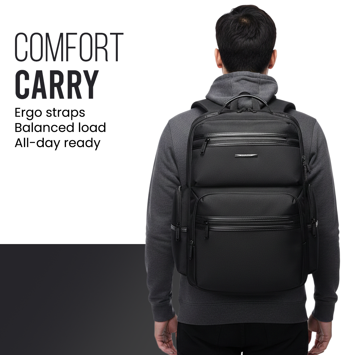 SWISS TRAVELLER - BLACK - 30L