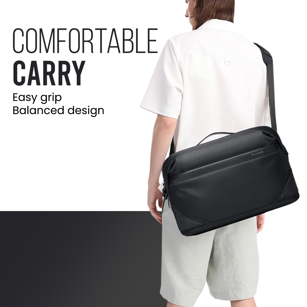 BRIEFCASE - 15.6" - BLACK