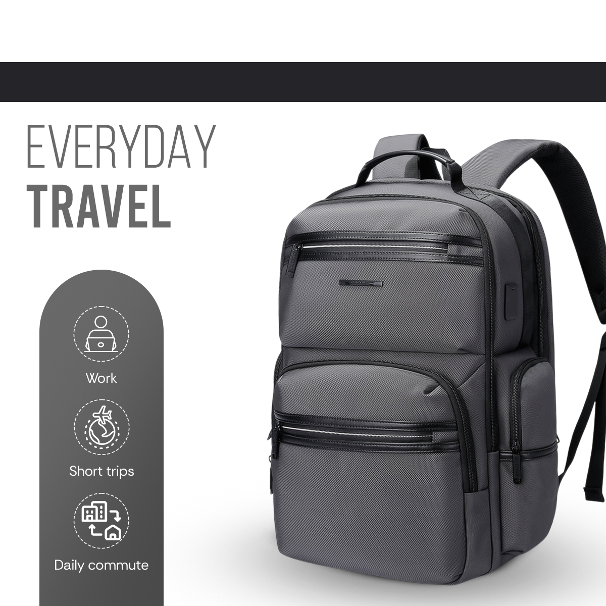 SWISS TRAVELLER - GREY - 30L