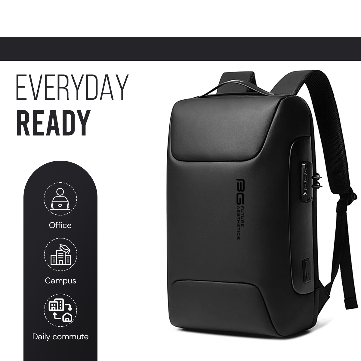 HAWKEYE BACKPACK - BLACK - 20L