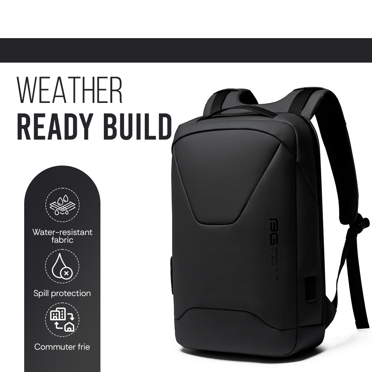 FORTIPACK BACKPACK - BLACK - 20L