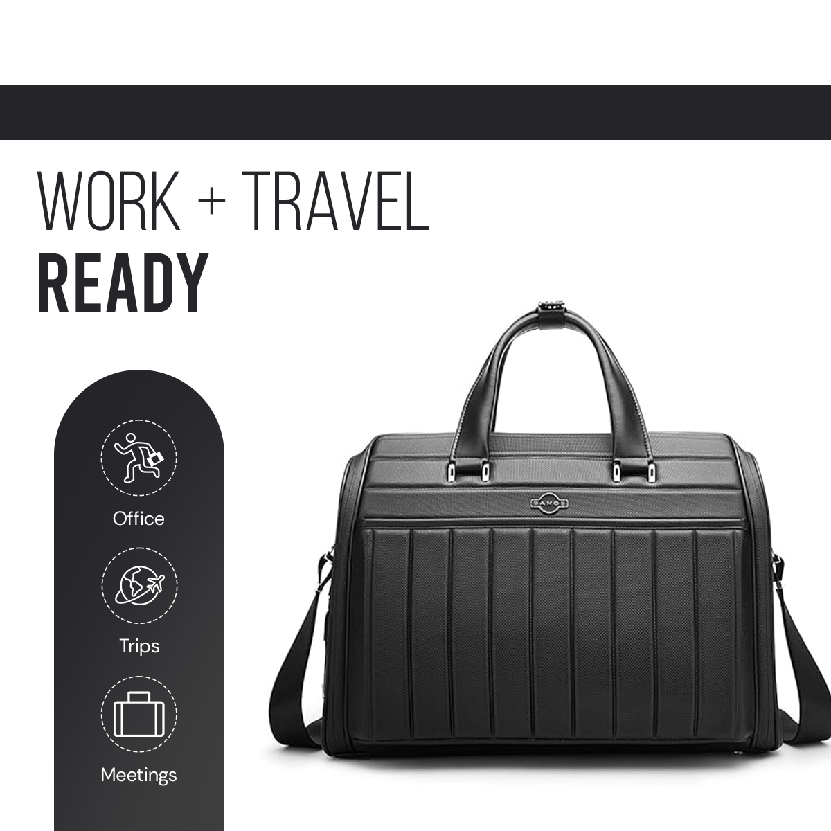 ALPHA EXECUTIVE BRIEFCASE - 15.6"- BLACK