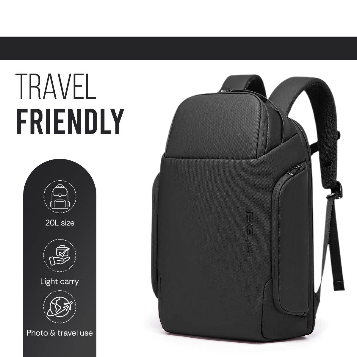 NIGHTMASK CAMERA BACKPACK - BLACK - 20L