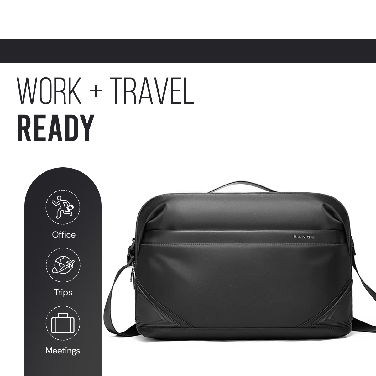 BRIEFCASE - 15.6" - BLACK