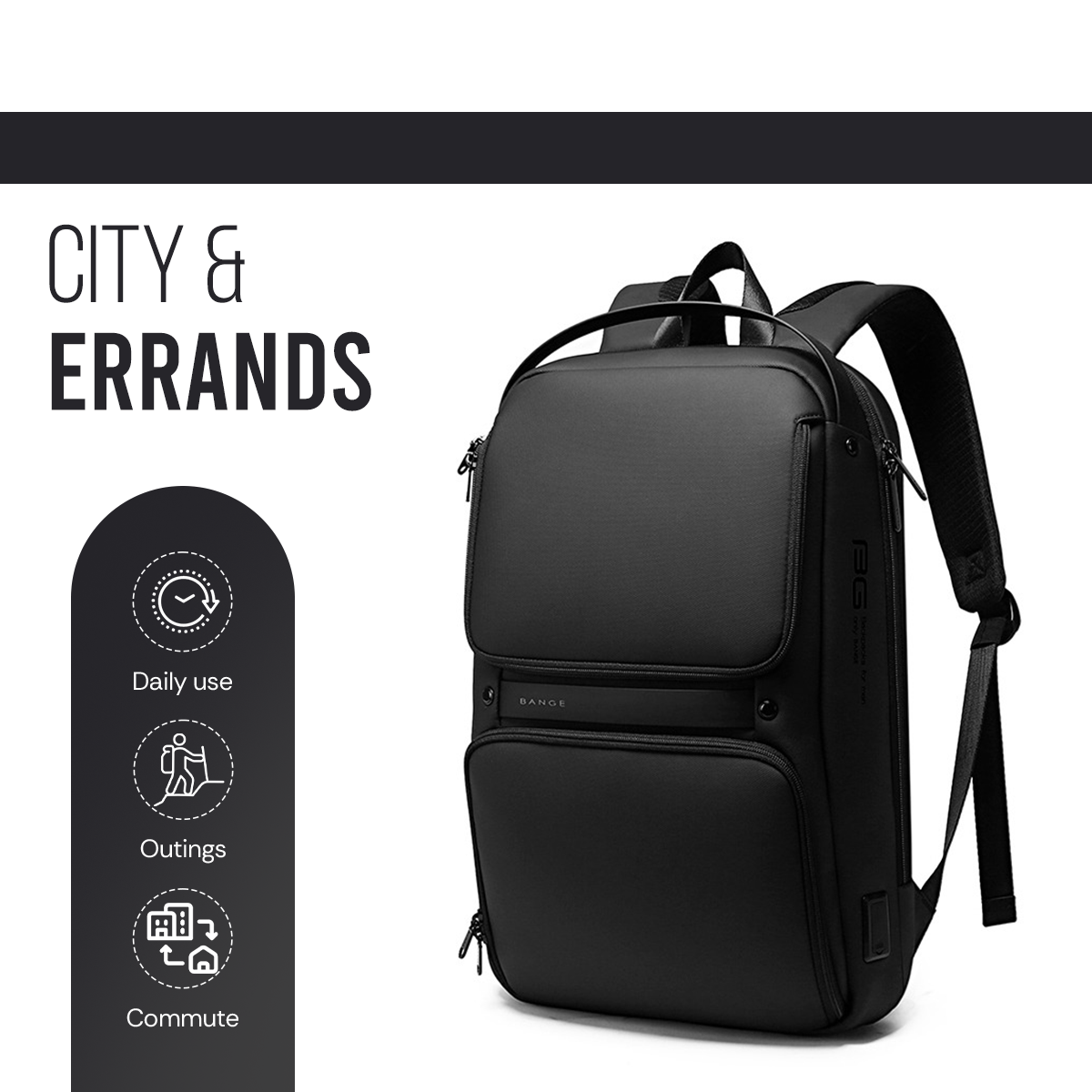 SMASHER BACKPACK - BLACK - 18L