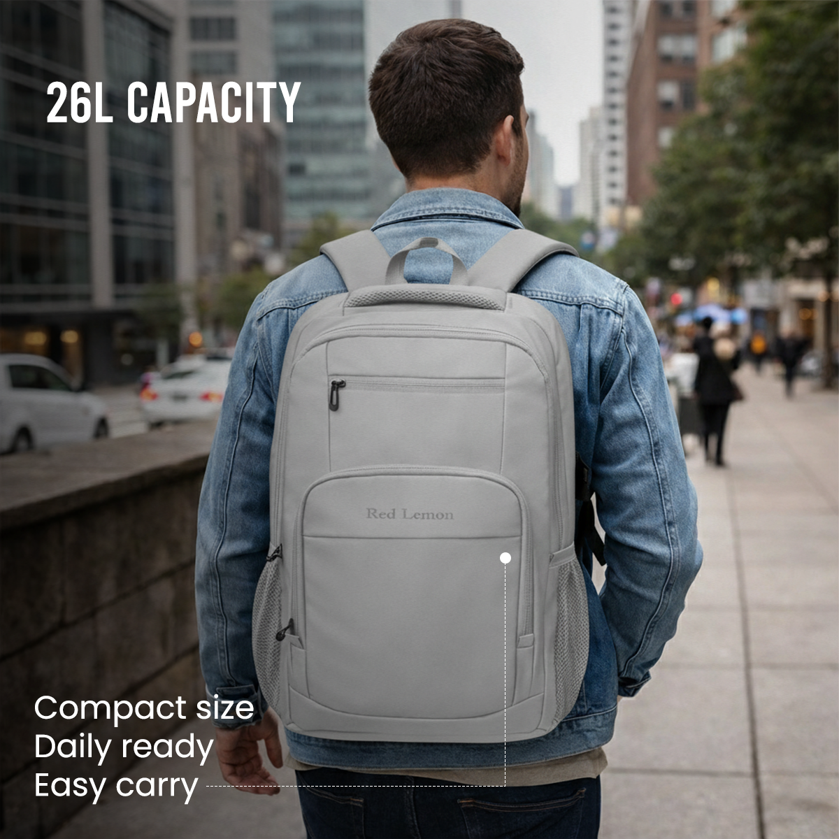 SWISS PACK BACKPACK MOONSTONE GREY - 26L