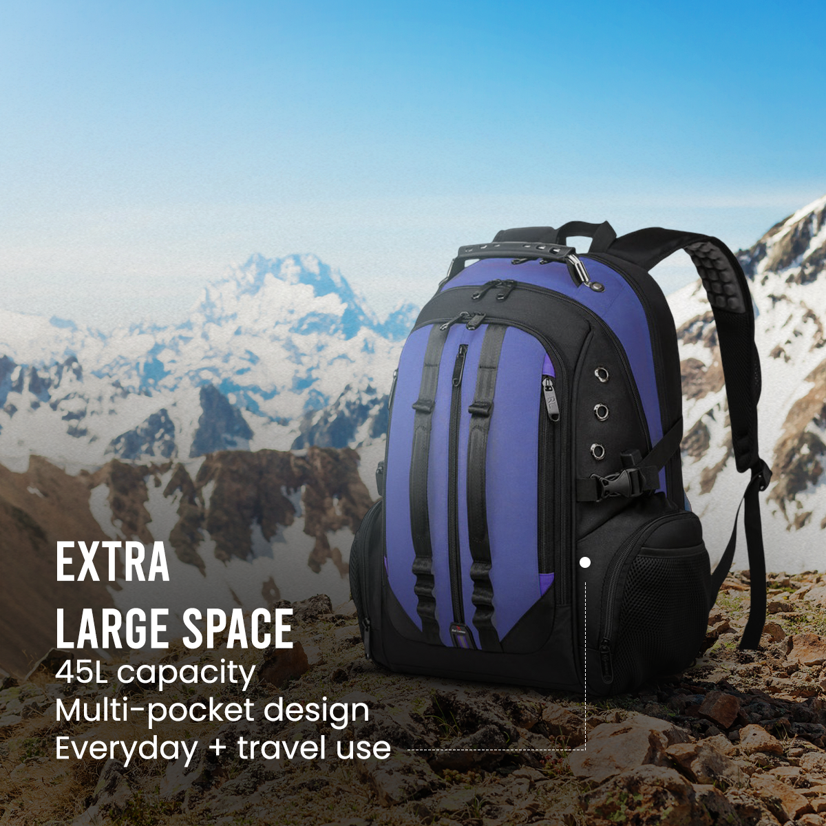 SWISSLOOK BACKPACK - BLUE - 45L