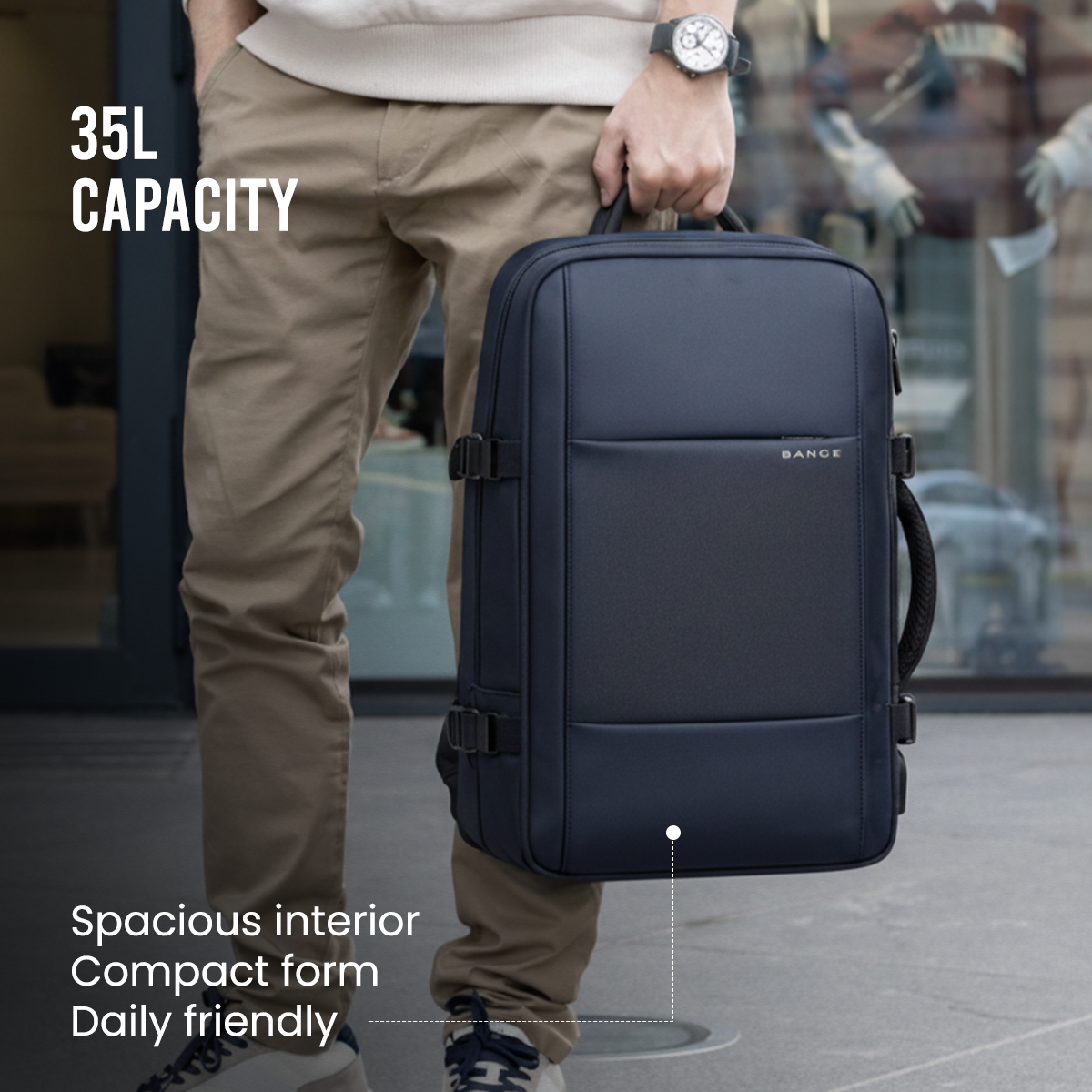 TITAN ULTRAFIT TRAVEL BACKPACK - BLUE - 35L